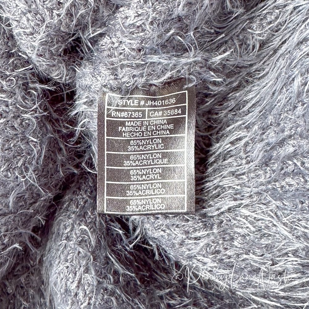 Jack by BB Dakota Fuzzy V Neck Sweater Vest - Picture 6 of 9